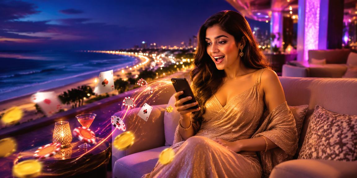 Evening at Chennai Marina Beach with card games and Bollywood atmosphere