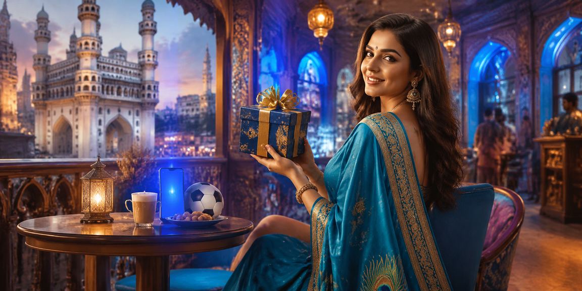 Lucknow woman in saree betting on football on mobile